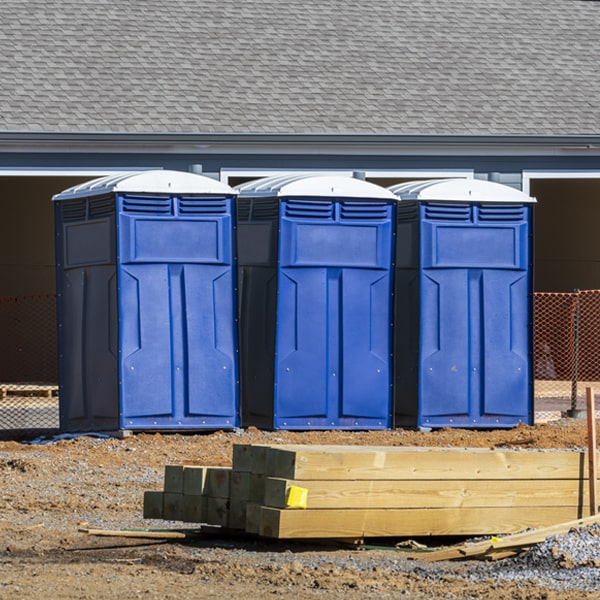 can i customize the exterior of the porta potties with my event logo or branding in Sarona WI